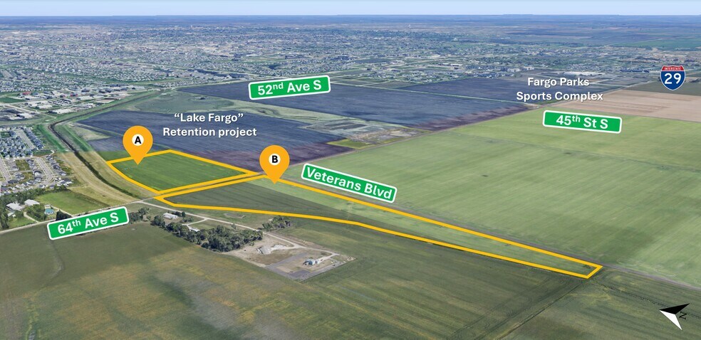 6233 Veterans Boulevard S, Fargo, ND à vendre - Photo principale - Image 1 de 1