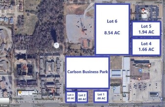 2601 N Rockwell Ave, Bethany, OK - AÉRIEN Vue de la carte