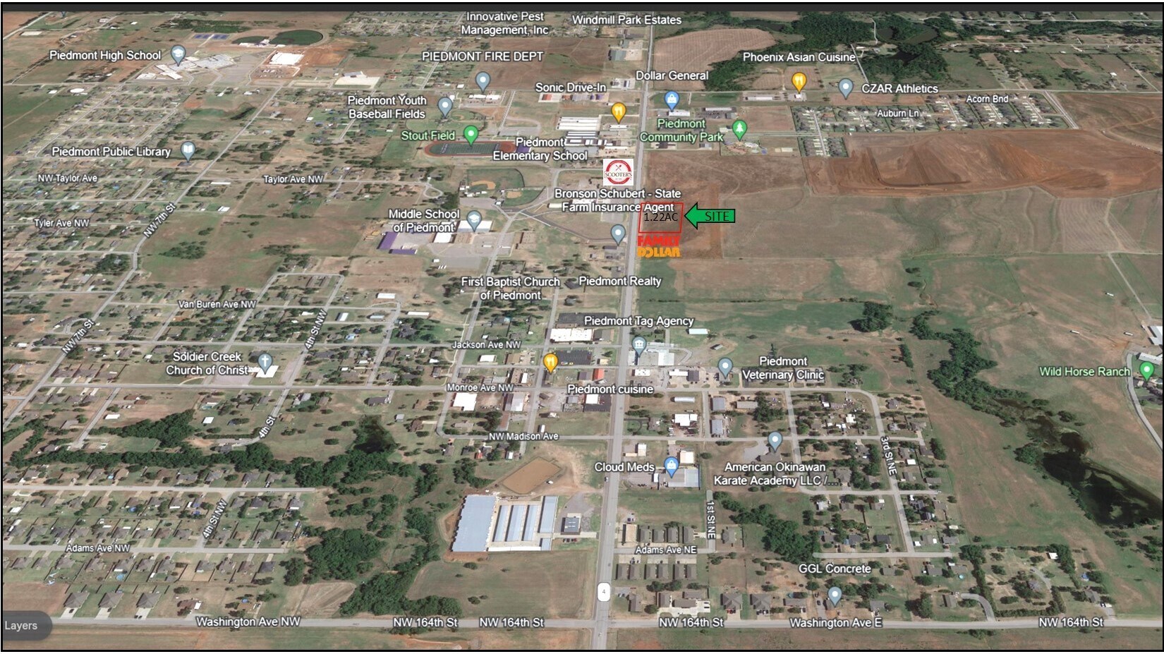 Land on East side of Piedmont Rd, Piedmont, OK à vendre Photo principale- Image 1 de 2