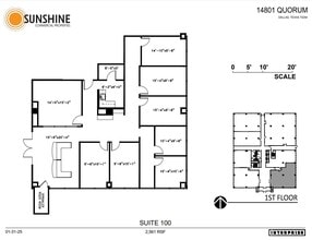 14801 Quorum Dr, Addison, TX for lease Floor Plan- Image 1 of 1
