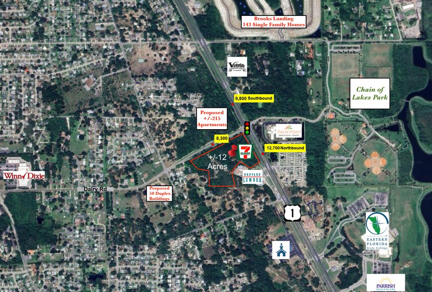 Us-1 and Dairy Road, Titusville, FL à louer - Photo du bâtiment - Image 3 de 4