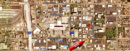 357 W 2nd St, San Bernardino, CA - Aérien Vue de la carte