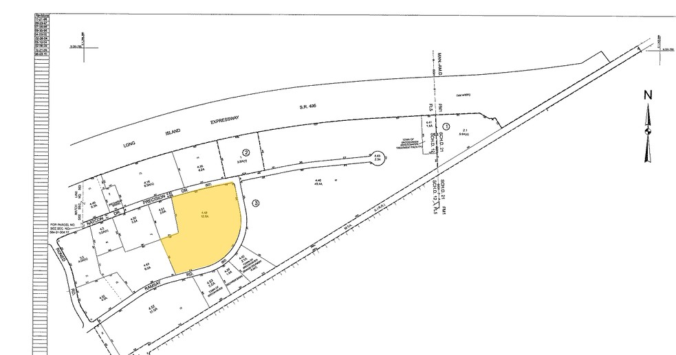 100 Precision Dr, Shirley, NY for sale - Plat Map - Image 1 of 1