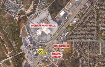 6407-6413 NW Loop 410, San Antonio, TX - Aerial  map view