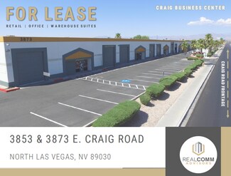 Plus de détails pour 3853 E Craig Rd, North Las Vegas, NV - Industriel à louer