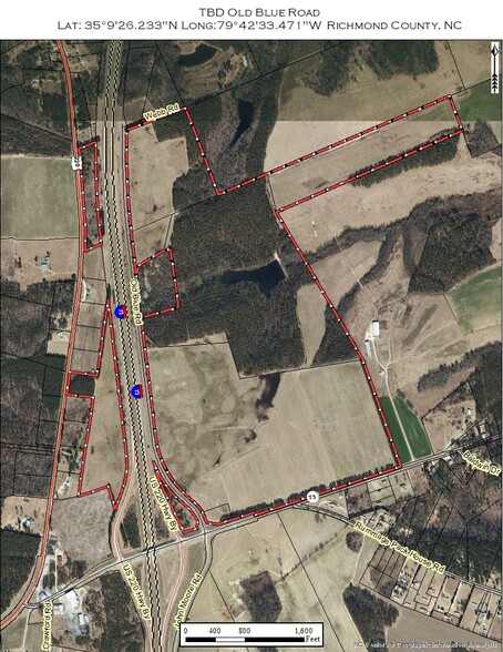 TBD NC 73 Hwy, Ellerbe, NC for sale - Aerial - Image 2 of 4