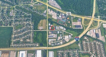 Ferro Ct, New Lenox, IL - Aérien Vue de la carte