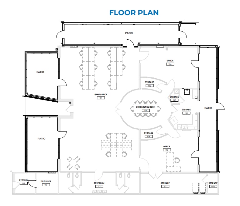 1309 S Adams St, Fort Worth, TX for lease Floor Plan- Image 1 of 1