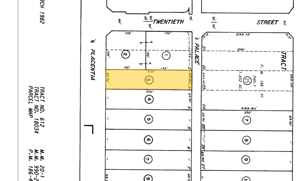 1984 Placentia Ave, Costa Mesa, CA for sale - Plat Map - Image 2 of 17
