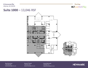 6 Concourse Pky NE, Atlanta, GA for lease Floor Plan- Image 1 of 3