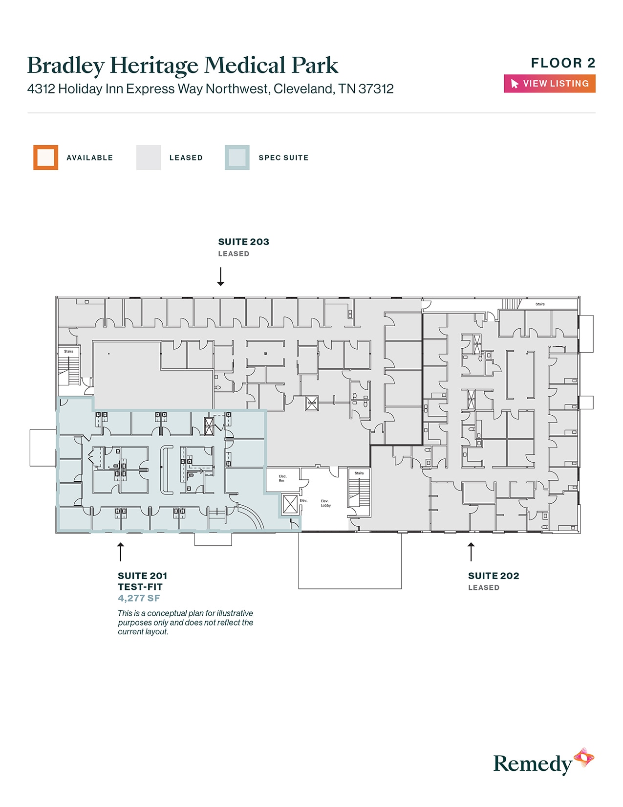 4312 Holiday Inn Express Way NW, Cleveland, TN for lease Floor Plan- Image 1 of 1