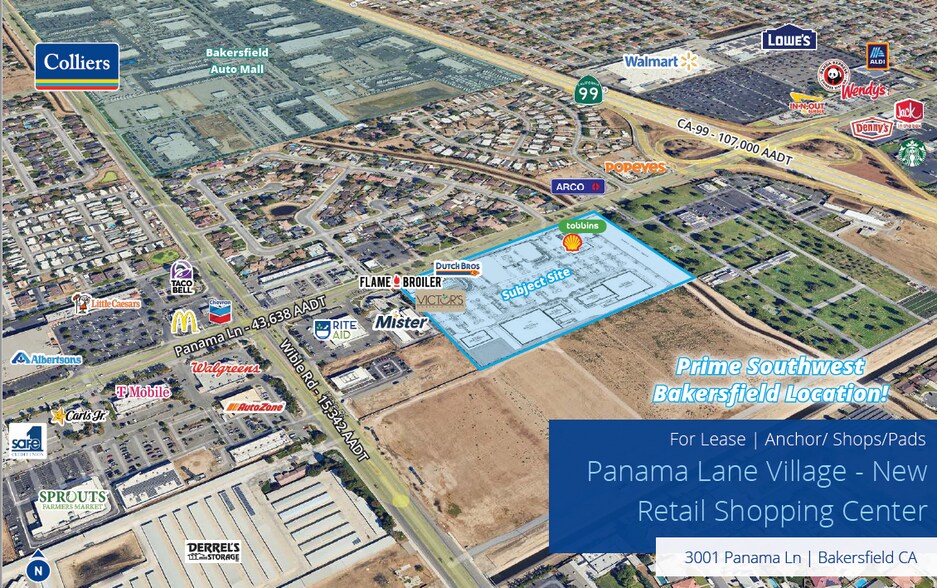 3001 Panama Ln, Bakersfield, CA à louer - Photo du bâtiment - Image 1 de 3