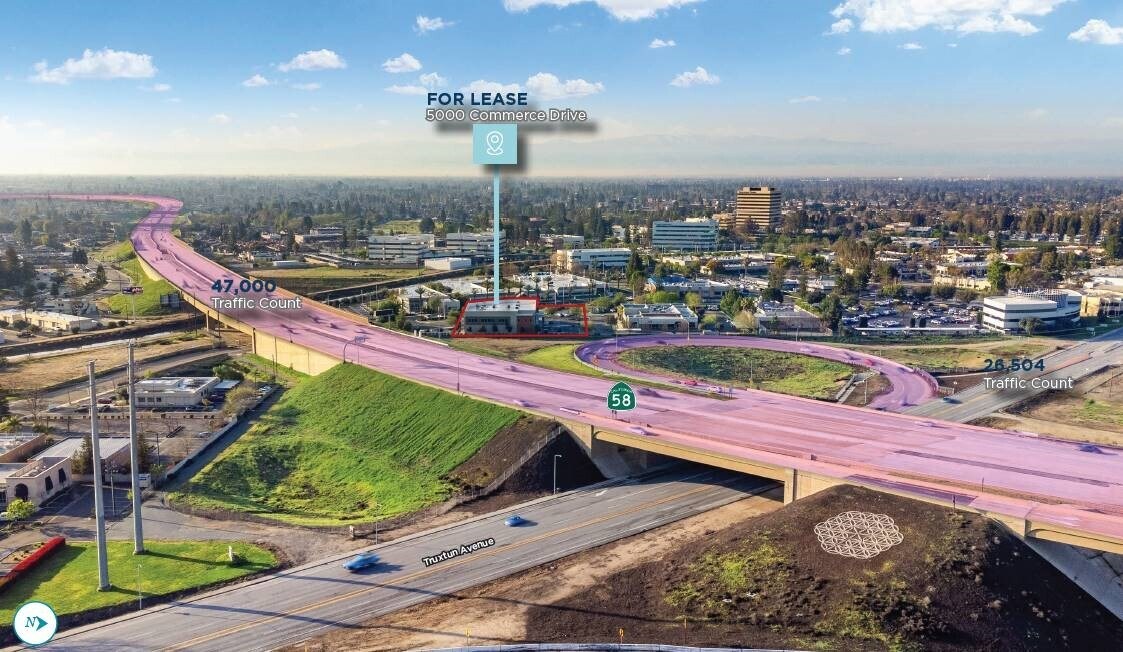 5000 Commerce Dr, Bakersfield, CA à louer Photo du bâtiment- Image 1 de 9