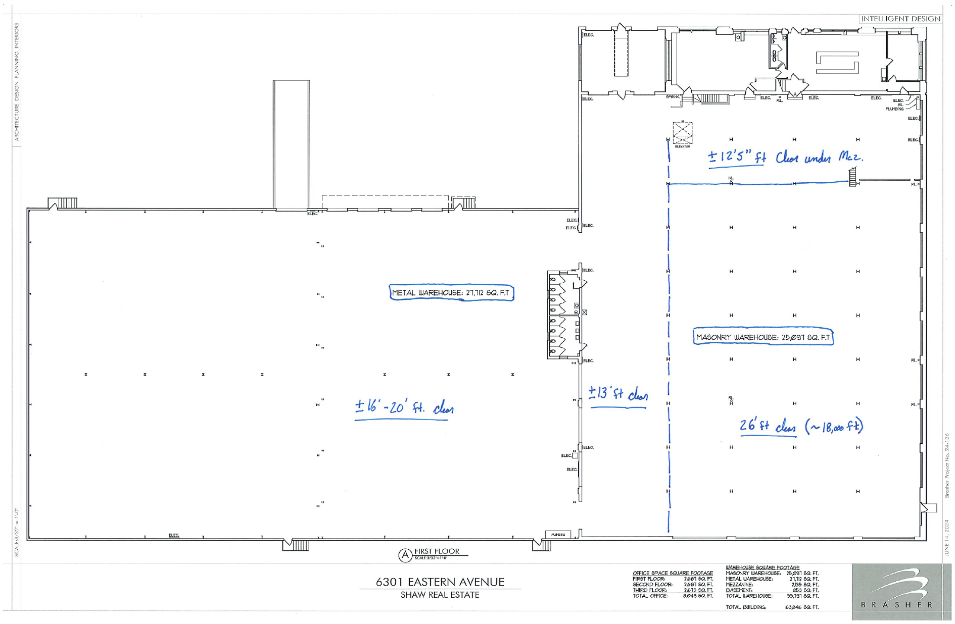 6301 Eastern Ave, Baltimore, MD for lease Floor Plan- Image 1 of 3