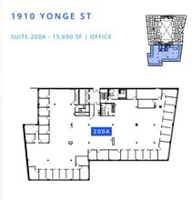 1910-1920 Yonge St, Toronto, ON for lease Floor Plan- Image 1 of 1