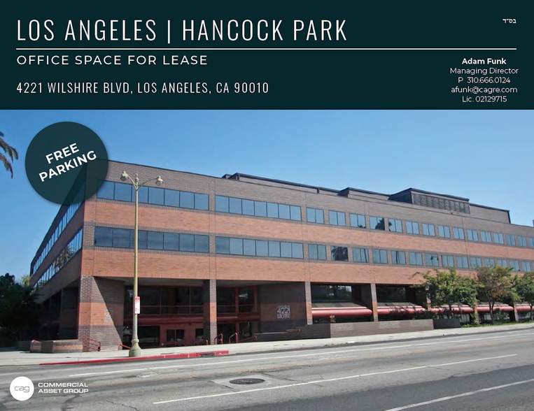 4221 Wilshire Blvd, Los Angeles, CA for lease - Building Photo - Image 1 of 12