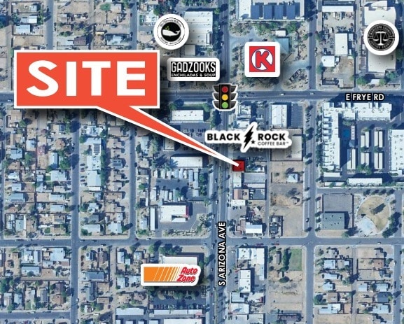 347 S Arizona Ave, Chandler, AZ à louer - Aérien - Image 3 de 4