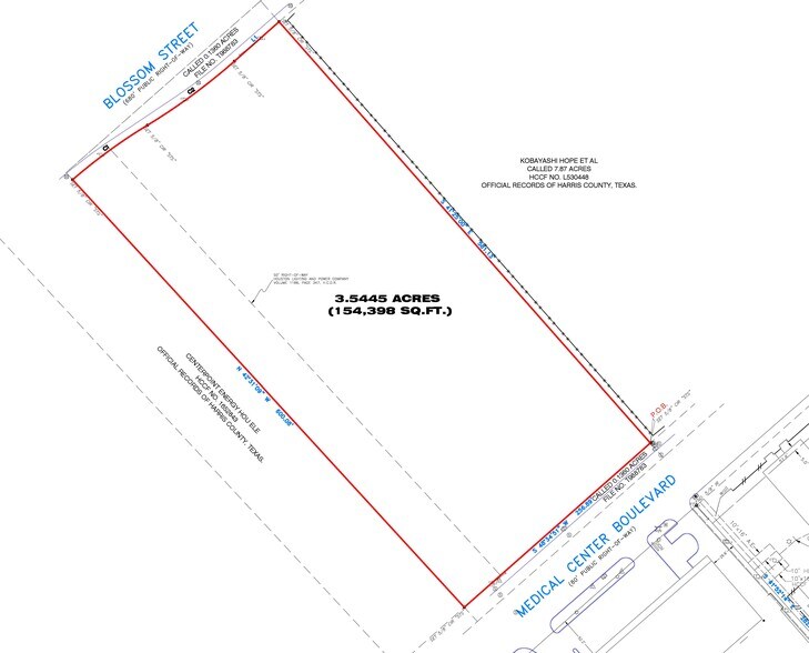 0 Medical Center Boulevard, Webster, TX à vendre - Plan de site - Image 3 de 3