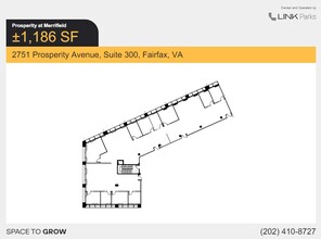 2701 Prosperity Ave, Merrifield, VA à louer Plan d’étage- Image 2 de 2