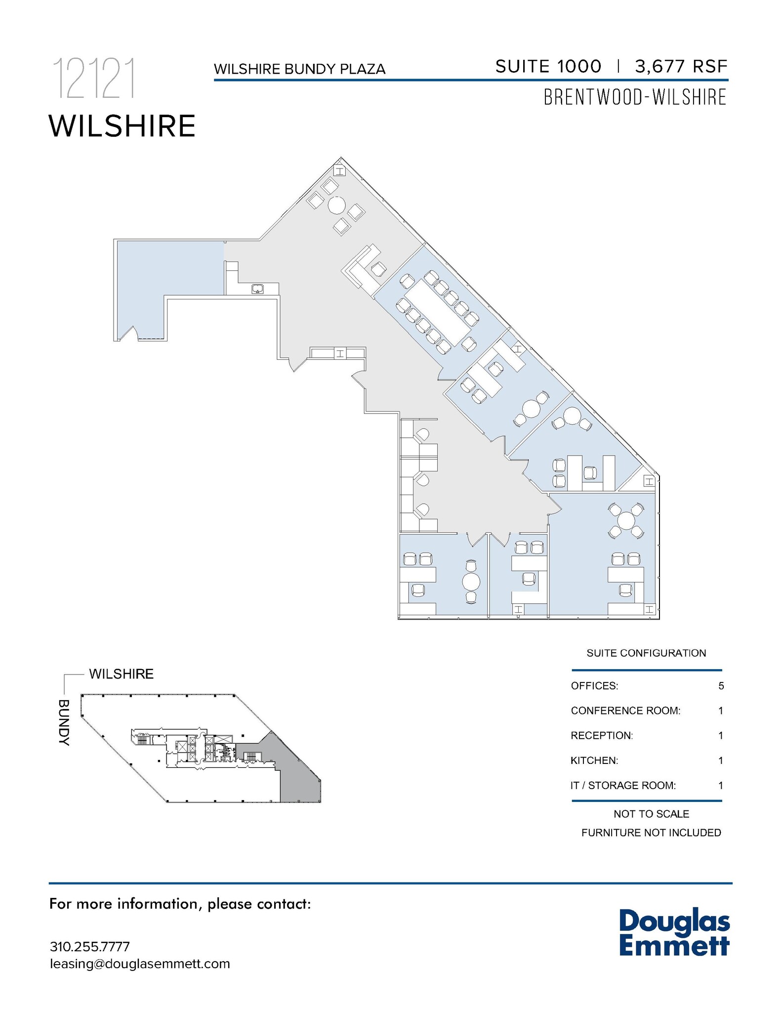 12121 Wilshire Blvd, Los Angeles, CA for lease Floor Plan- Image 1 of 1