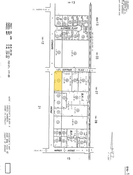 2101-2119 S Standard Ave, Santa Ana, CA for lease - Plat Map - Image 3 of 7