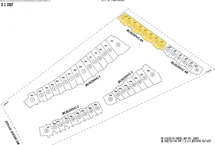74000 Dinah Shore Dr, Palm Desert, CA à vendre - Plan cadastral - Image 3 de 6