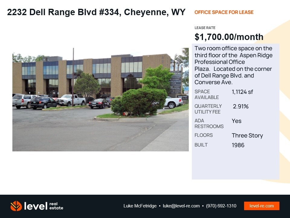 2232 Dell Range Blvd, Cheyenne, WY à louer Photo du bâtiment- Image 1 de 3