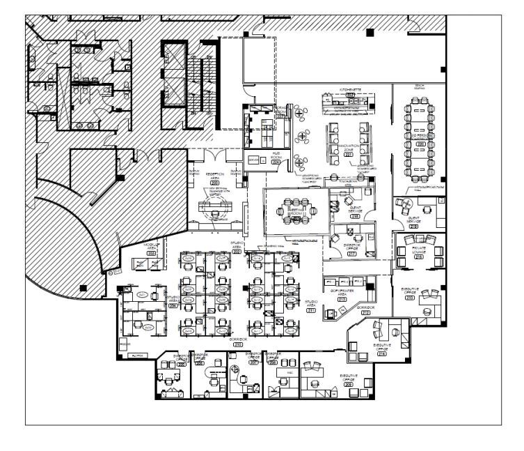 1599 Hurontario St, Mississauga, ON à louer Plan d’étage- Image 1 de 2