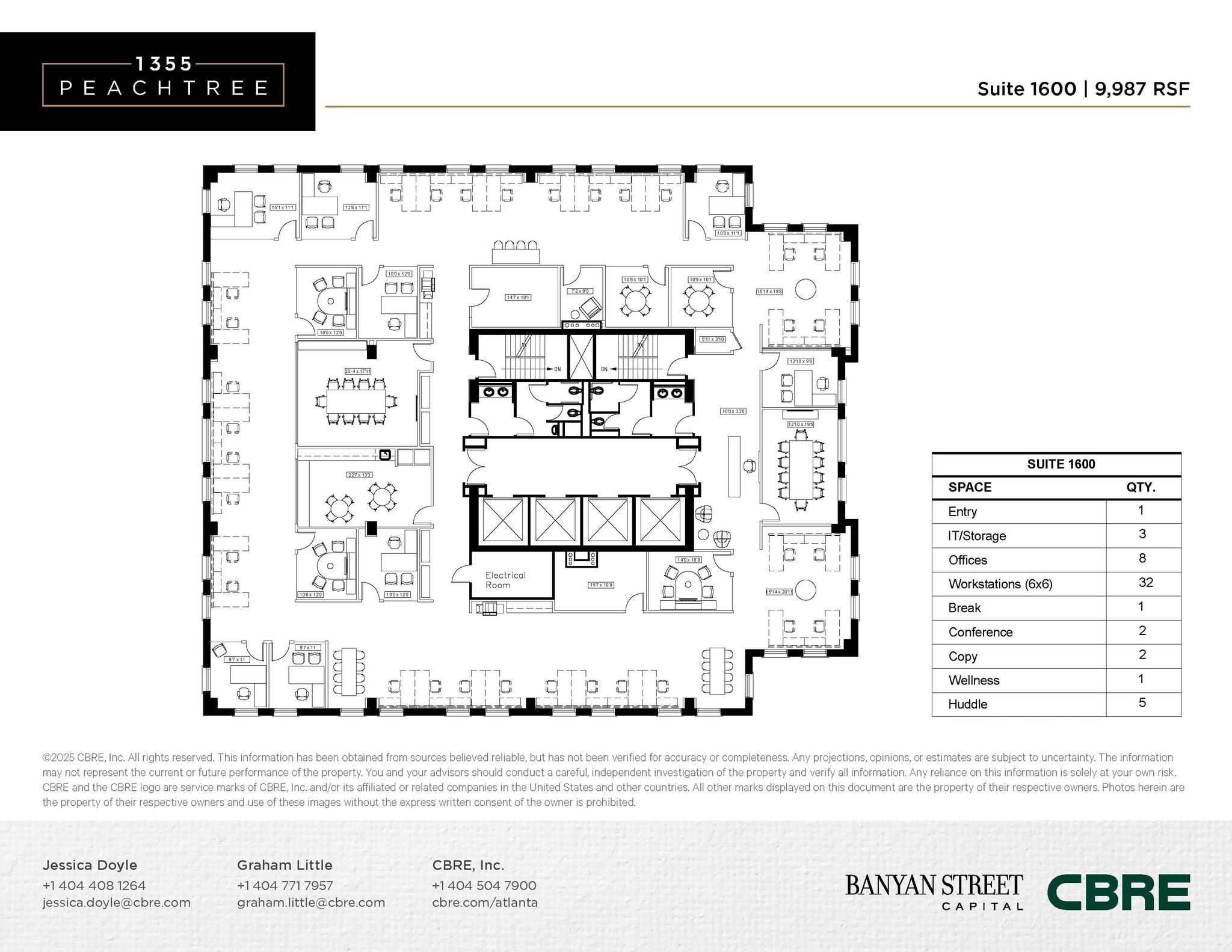 1355 Peachtree St NE, Atlanta, GA for lease Floor Plan- Image 1 of 1