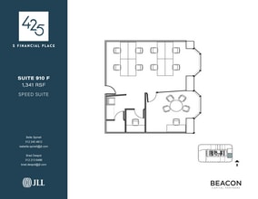 425 S Financial Pl, Chicago, IL for lease Floor Plan- Image 1 of 5