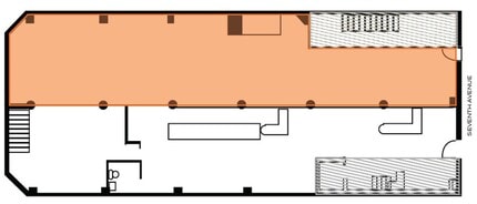 291 Seventh Ave, New York, NY à louer Plan d’étage- Image 2 de 2