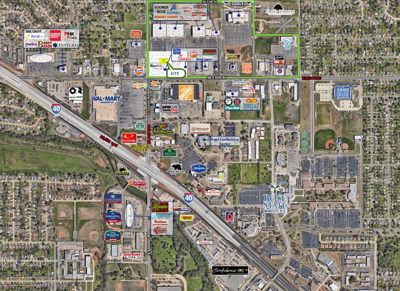 SE 15th St & S Sooner Rd, Oklahoma City, OK à louer - Aérien - Image 1 de 2