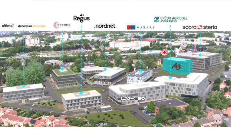 Office in VILLENEUVE-D'ASCQ for lease - Building Photo - Image 3 of 4