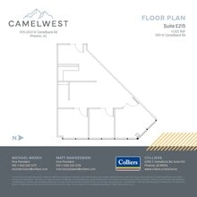2001 W Camelback Rd, Phoenix, AZ à louer Plan d’étage- Image 1 de 1