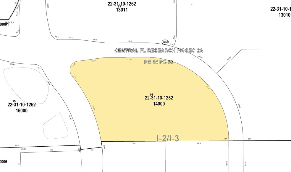 12802 Science Dr, Orlando, FL à louer - Plan cadastral - Image 3 de 25