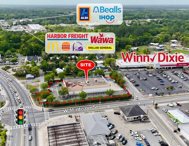 Plus de détails pour 209 S Temple Ave, Starke, FL - Commerce de détail à louer