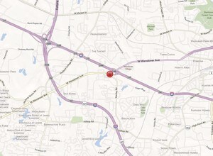 4401 W Wendover Ave, Greensboro, NC - AERIAL  map view - Image1