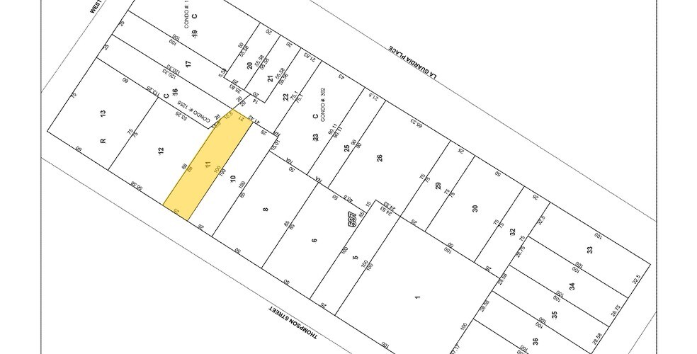 228 Thompson St, New York, NY à louer - Plan cadastral - Image 2 de 15