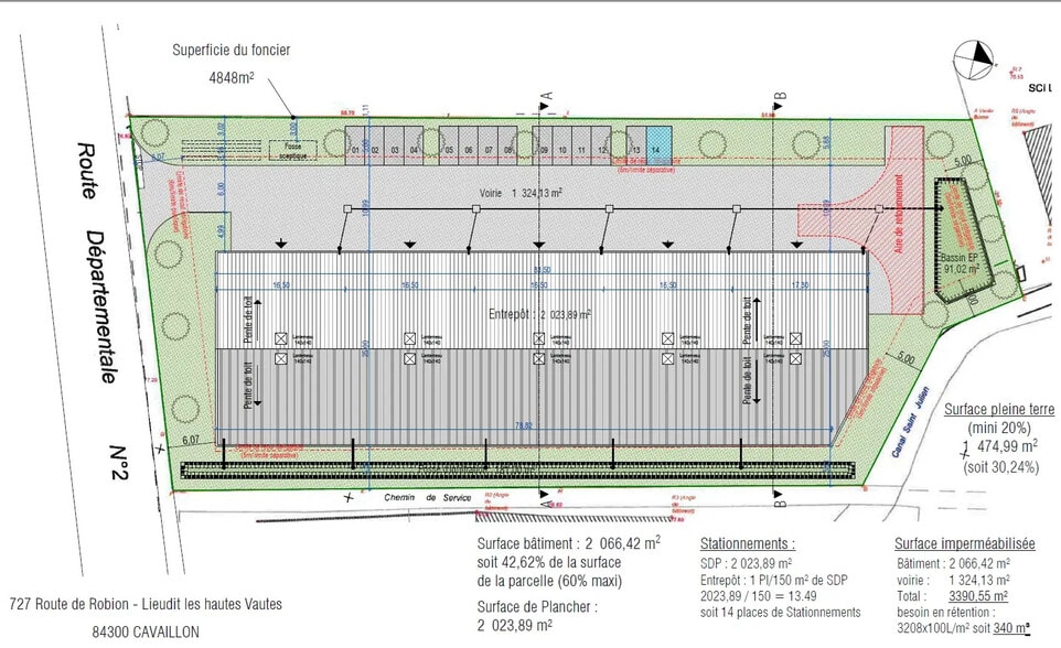 Flex in Cavaillon for sale - Site Plan - Image 2 of 5