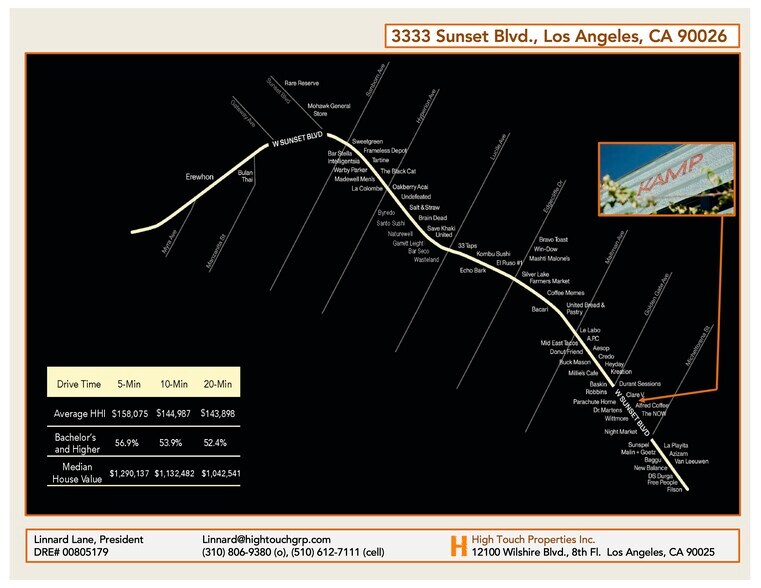 3333-3339 W Sunset Blvd, Los Angeles, CA à louer - Photo du bâtiment - Image 3 de 16