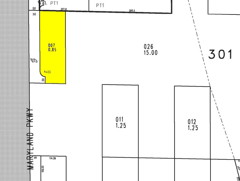 S Maryland Pky, Las Vegas, NV for sale - Plat Map - Image 2 of 8