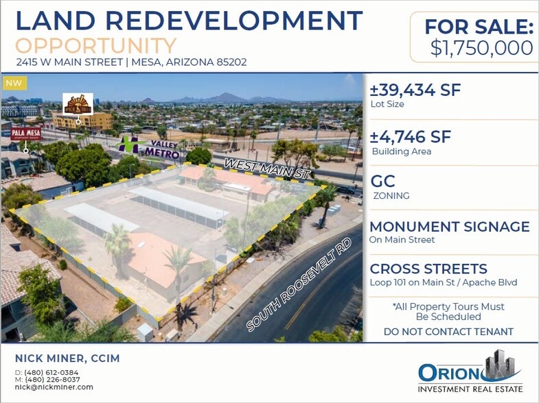 2415 W Main St, Mesa, AZ for sale - Building Photo - Image 1 of 6