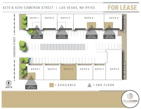4290 Cameron St, Las Vegas, NV for lease Site Plan- Image 2 of 4