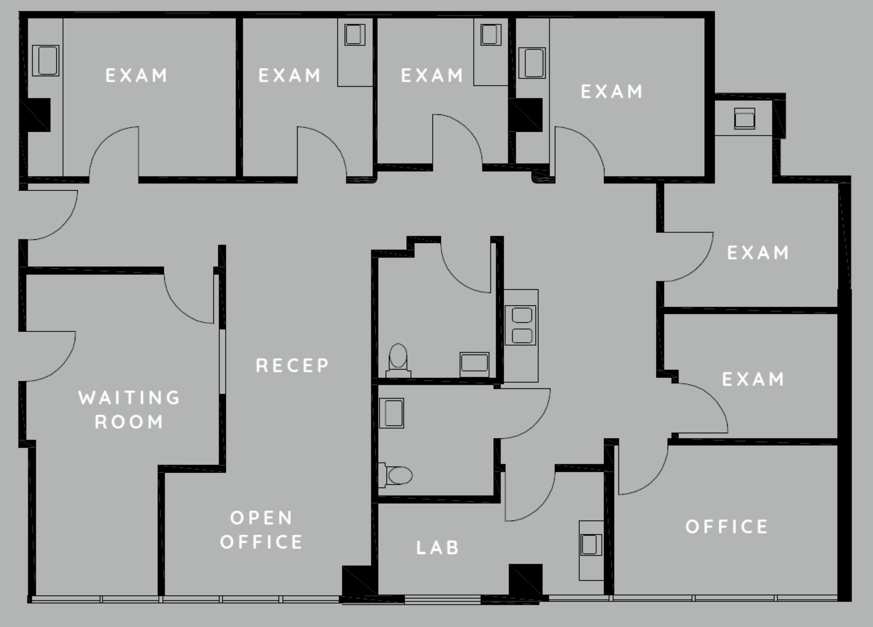 310 Santa Fe Dr, Encinitas, CA à louer Plan d’étage- Image 1 de 1