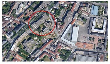 Dijon - Aerial map view