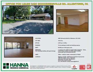 More details for 2490 Schoenersville Rd, Allentown, PA - Office for Lease