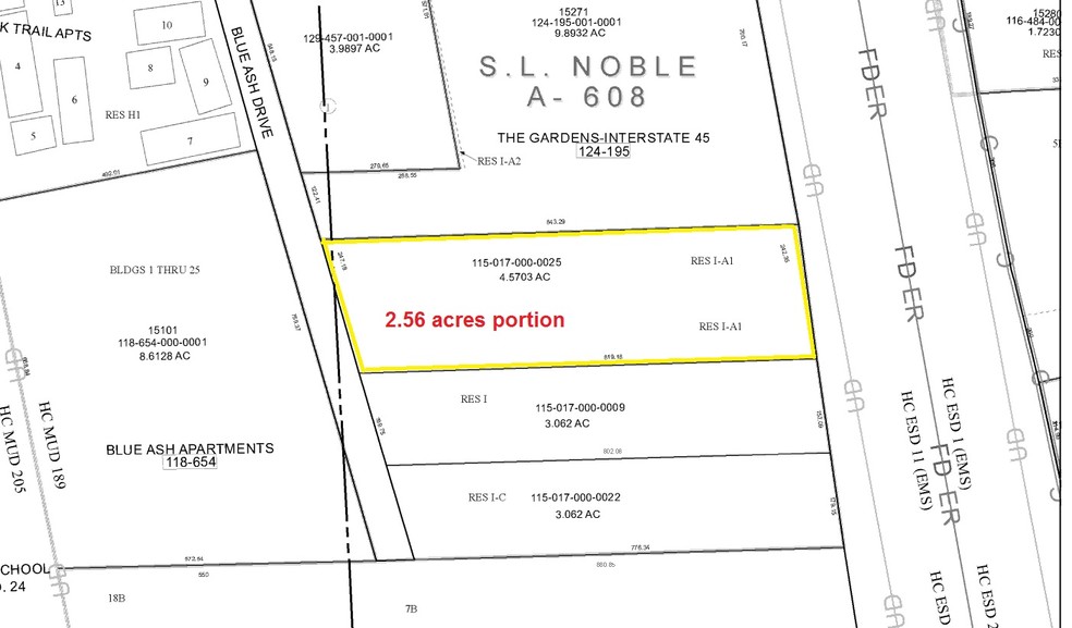 14915 North Fwy, Houston, TX for sale - Plat Map - Image 2 of 3