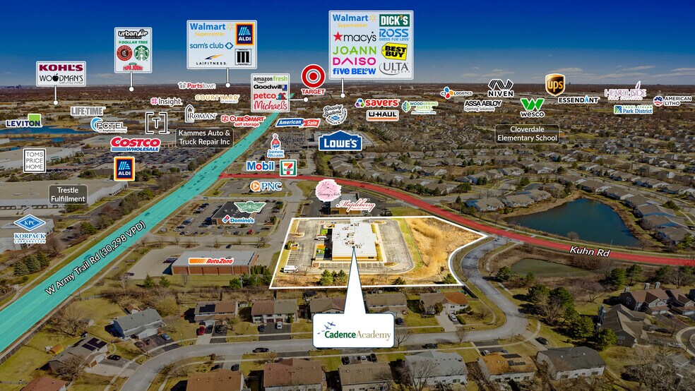 1280 Kuhn Rd, Carol Stream, IL à vendre - Photo du bâtiment - Image 3 de 5