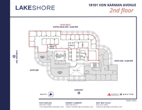 18101 Von Karman Ave, Irvine, CA for lease Floor Plan- Image 1 of 4