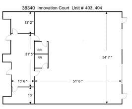 38340 Innovation Ct, Murrieta, CA for lease Typical Floor Plan- Image 2 of 11